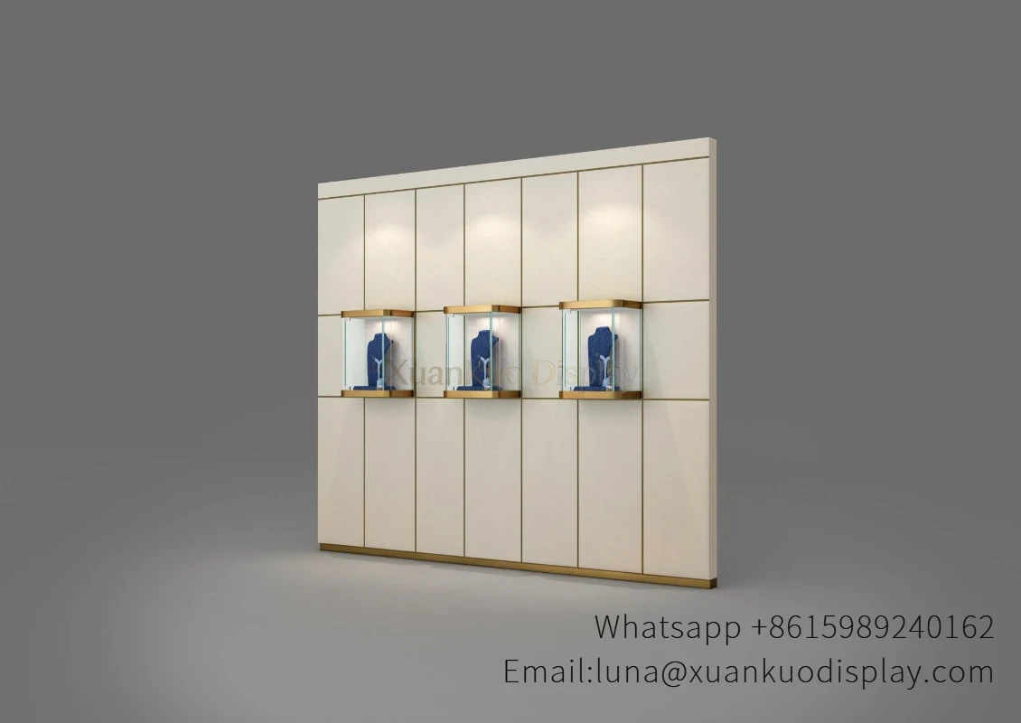 Jewelry display box  for wall or table top glass box