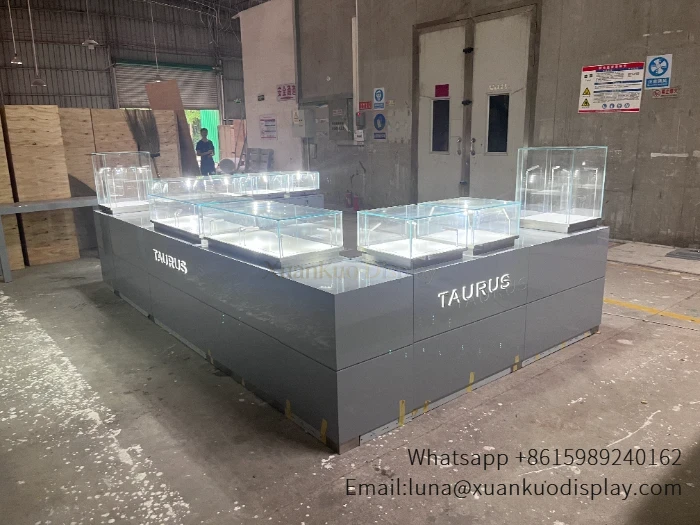 glass jewellery display cabinets jewelry kiosk furniture (4)