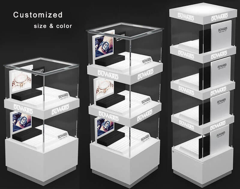 glass jewellery display cabinets vertical glass jewelry display case multi shelves lock storage drawers