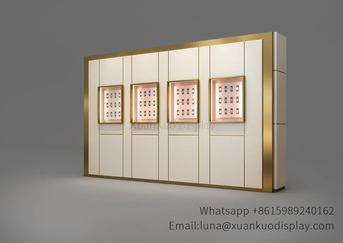 Watch display showcase for modern watch shop| XuanKuo Display