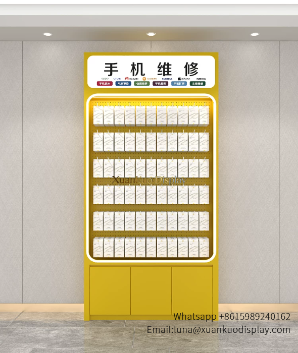 glass jewellery display cabinets led lit phone case display showcase counter with matching wall display cabinet