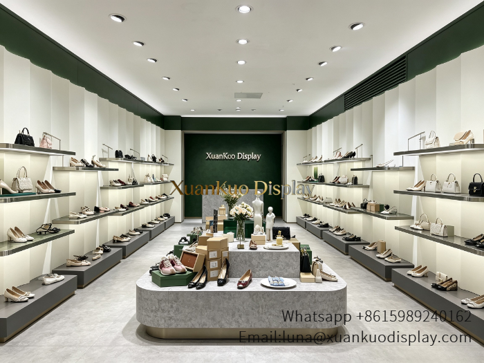 Shoes Display Cabinet For Women Footwear Boutique