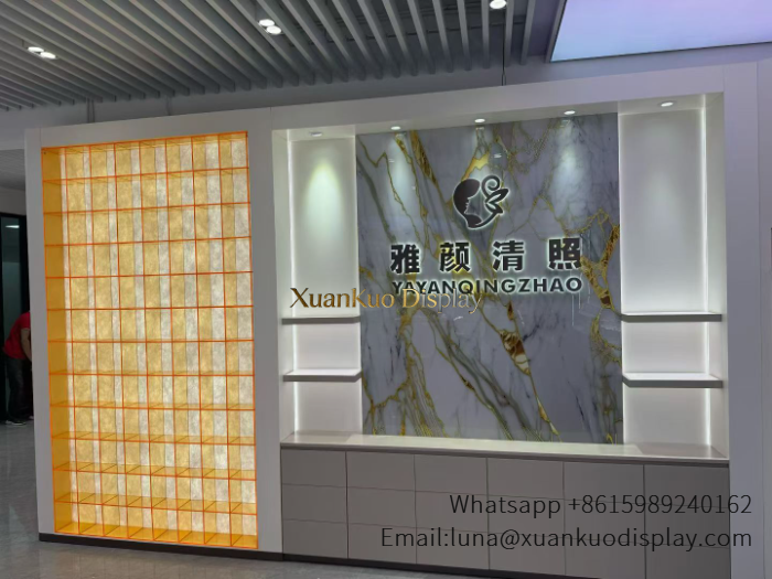 skincare boutique skincare store design showroom project