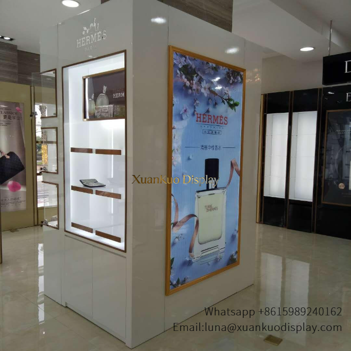 glass jewellery display cabinets white led glass perfume display cabinet wood trim fragrance boutique