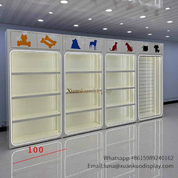 Mobile Phone Display Cabinet Wall Mounted Multi-Layer Showcase For Mobile Accessories Retail
