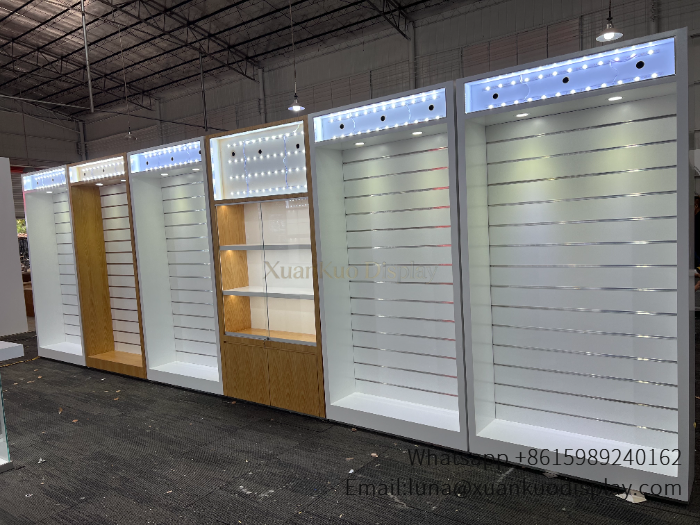 glass jewellery display cabinets wood white phone shop interior design complete mobile store display furniture factory workshop