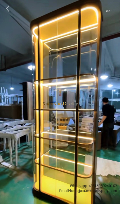 glass jewellery display cabinets gold‑led‑curved‑glass‑watch‑showcase.jpg